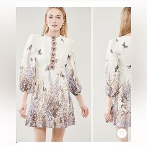 Zimmerman butterfly mini dress